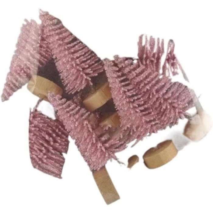 Sapin De Noël, Petit Pin Artificiel Sisal Soie Paysage De Neige Arbres