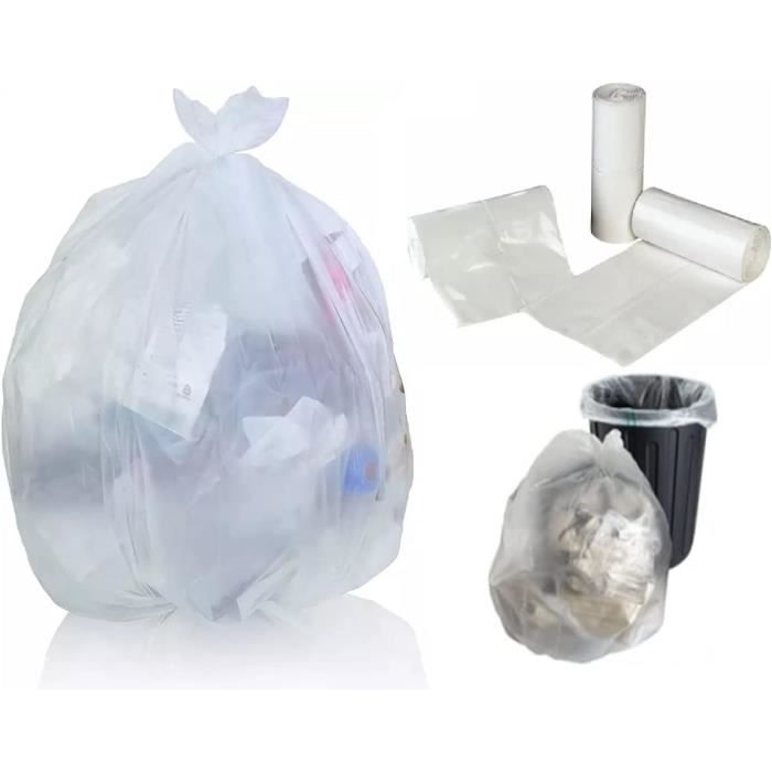 Sacs poubelle on sale transparents 100 litres