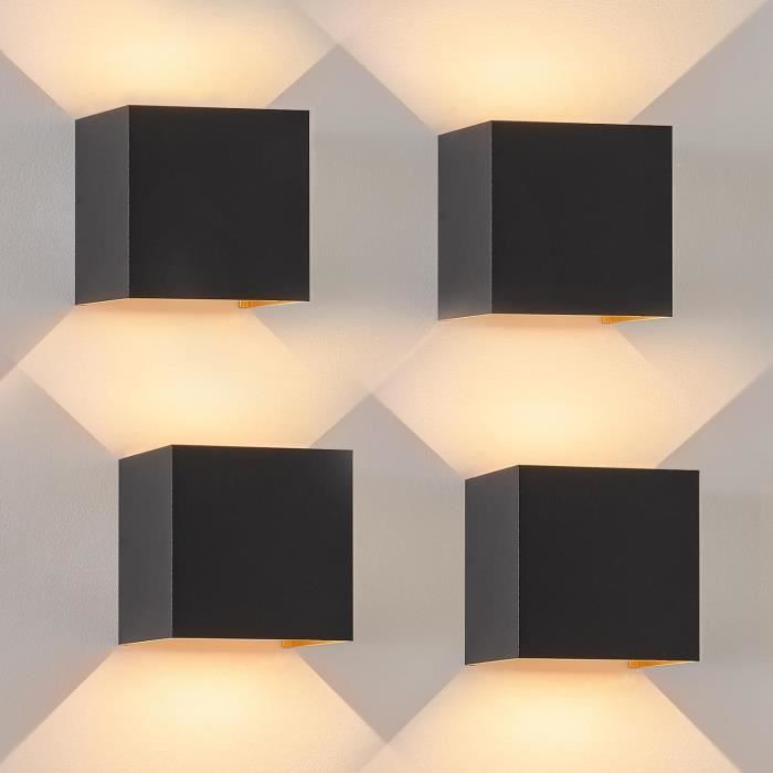 Amosfun 5 Pièces Appliques Murales LED pour Maison De Poupée 1: 87