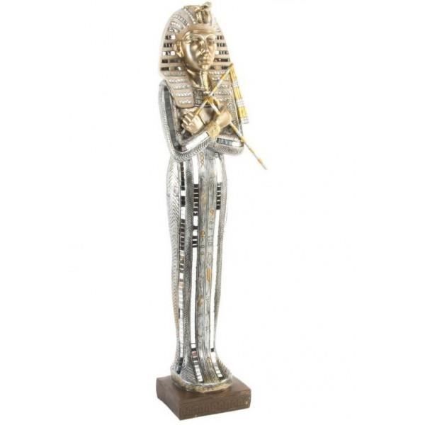 Figurine Tête De Pharaon égyptien - 9,5 Cm - Occasion Bon état