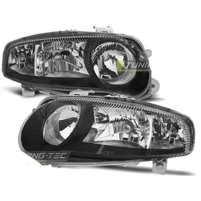 Paire de feux phares Alfa Romeo 147 de 2001 a 2004 design noir-27360950
