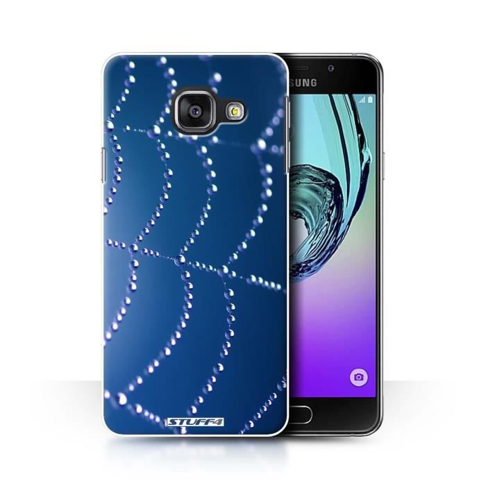 Coque pour Samsung Galaxy A3 (2016) / Bleu Design / Toile d ...