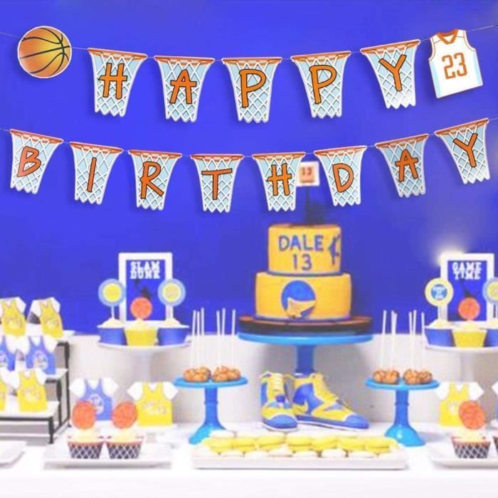 Bannieres Papier Decoration 3m Basketball Theme Joyeux Anniversaire Banniere Sport Fete Basketball Enfants Bebe Garcon F Achat Vente Deco De Fete Murale Cdiscount Bannieres Papier Decoration 3m Basketball Theme Joyeux Anniversaire Banniere Sport Fete Basketball Enfants Bebe Garcon F Achat Vente Deco De Fete Murale Cdiscount