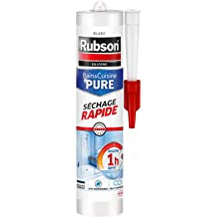 Mastic Bain & Cuisine Séchage Rapide, Joint Silicone Longue Durée Résistant Aux Moisissures