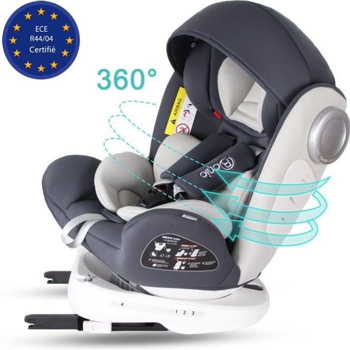 Bonio Siege Auto Pivotant 360 Groupe 0 1 2 3 0 36kg Siege Auto Isofix Protection Laterale Bebe Certifie Par Ece R44 04 Gris Achat Vente Siege Auto Bonio Siege Auto Pivotant 3 Soldes Des Le 30 Juin Cdiscount Bonio Siege Auto Pivotant 360 Groupe 0 1 2 3 0 36kg Siege Auto Isofix Protection Laterale Bebe Certifie Par Ece R44 04 Gris Achat Vente Siege Auto Bonio Siege Auto Pivotant 3 Soldes Des Le 30 Juin Cdiscount