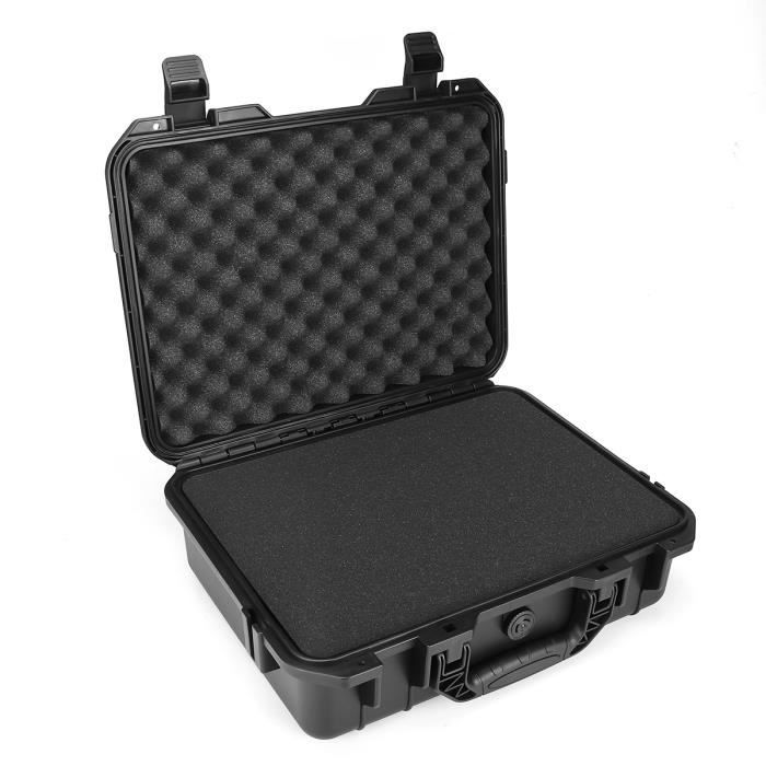 Boîte à Outils Portable Avec éponge Antichoc, étui Rigide étanche à Outils, étui De Transport Antichoc, Boîte Antidéflagrante Protégeant Les Outils(Boîte étanche Double, Vert Armée