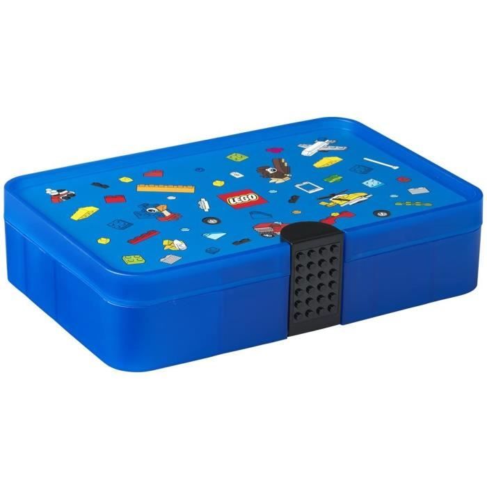 Boîte de rangement LEGO emblématique Tri Box, Bleu Vif, Taille Unique285 -  Cdiscount Maison
