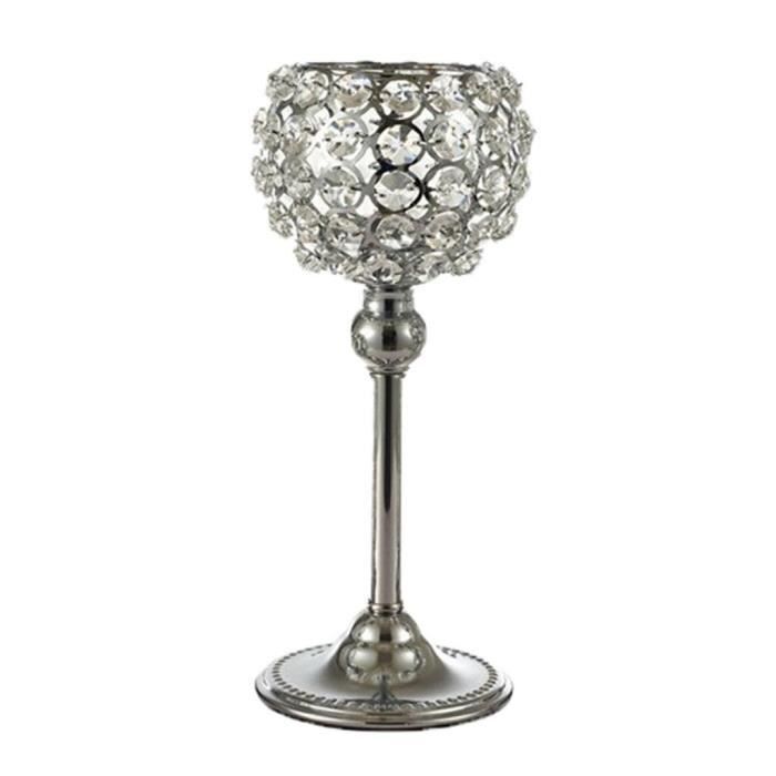 Lot De 24 Bougeoirs Ronds En Verre Transparent JMIATRY - Chandelier Pilier Diamètre 10cm Pour Mariage, Spa, Fêtes Et Décoration Maison