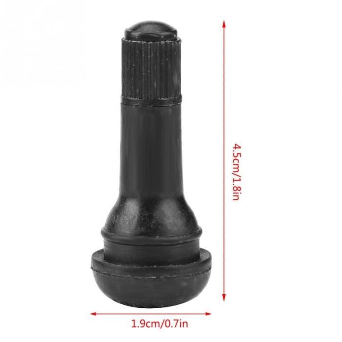 Remplacement instantané dans la tige de valve de pneu de pneu 100 PCs pour la moto de voiture TR412 