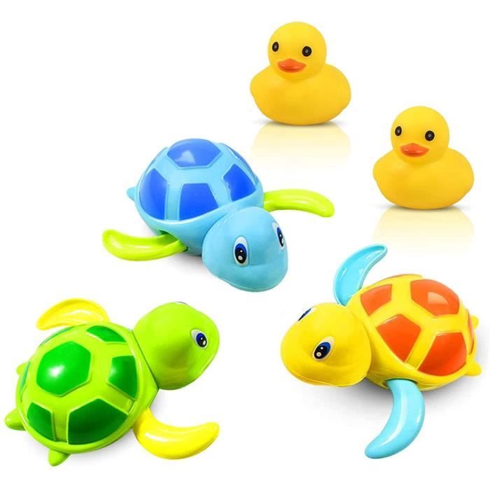 Jouet De Bain Pour Tortues Natatrices, Tortues De Bain Pour ,Ensemble