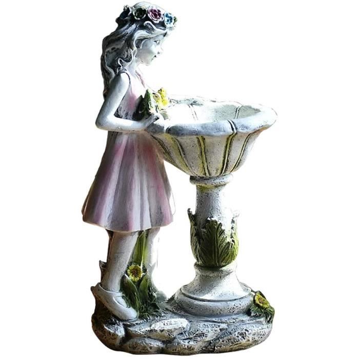 Jardin Figurines, Solaire Jardin Statue Sculpture pour Cour Pelouse