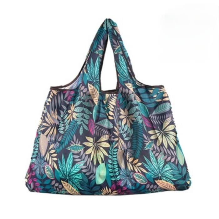 Sacs De Courses Pliables Réutilisables - Lot De 4 - Polyester - 36x58cm - Multicolore - Pour Shopping, Voyage
