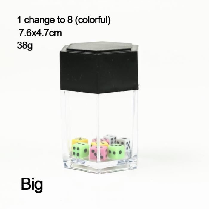 SALALIS dés à 6 faces Jeu de dés colorés en plastique, 30 pièces, jeu