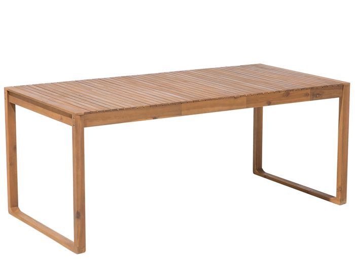 Table de jardin en bois d'acacia 180 x 90 cm SASSARI