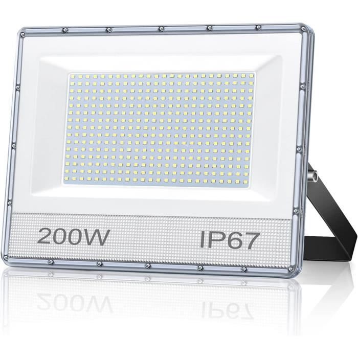 Spot LED Extérieur, Projecteur Exterieur LED 200W 20000 Lumen