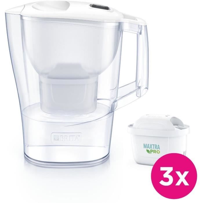 Carafe Filtrante Aluna Calendar Brita 3 Cartouches Maxtra Pro All in 1 Incluses - vue 5