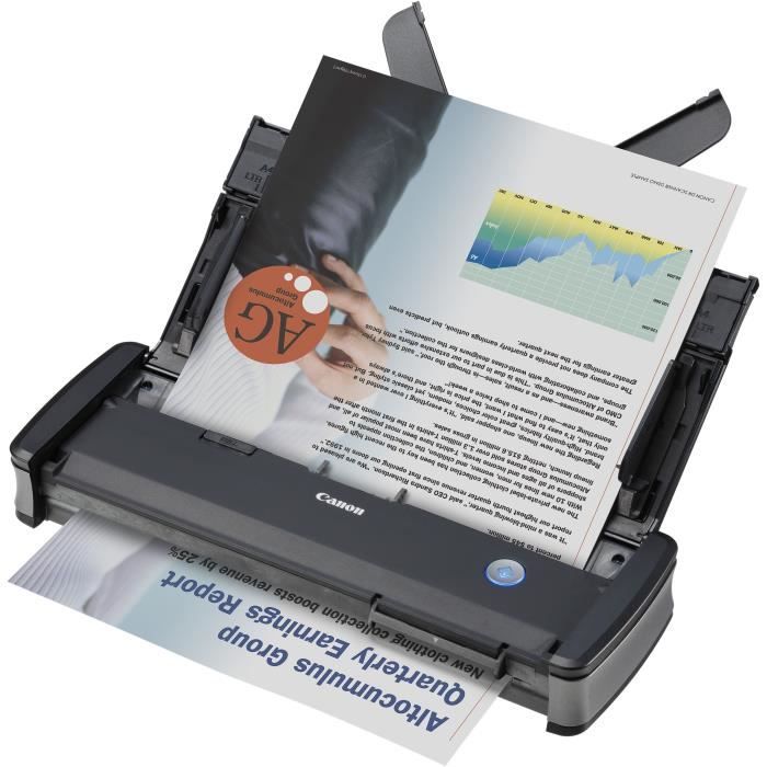 Scanner portable CANON imageFORMULA P-215 II USB Recto/Verso - 600 dpi x 600 dpi - Noir