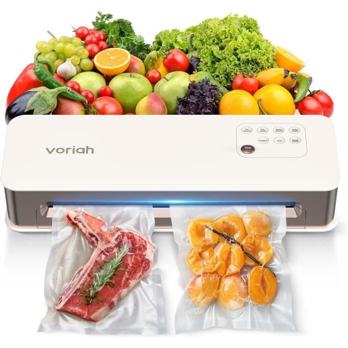 Machine Sous Vide Alimentaire Professionnelle 90kPa - Double Pompe, Modes Sec/humide, Coupe-sacs Intégré