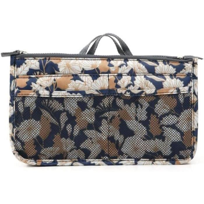 NOVAGO Organiseur De Sac Premium - Pochette De Rangement Intérieur 30x18x9 Cm, 13 Compartiments - Pour Sac à Main Ou Voyage