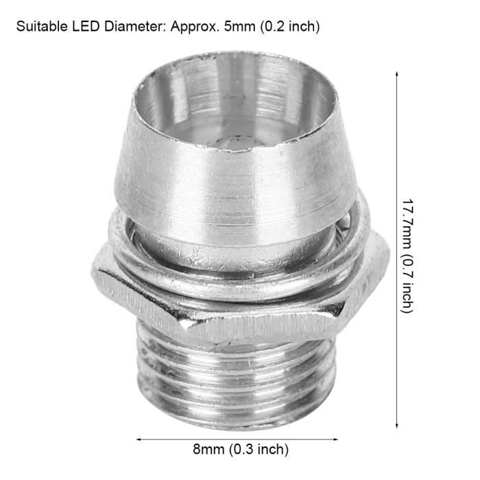 Led Support Insert MOH-Supports LED Support de Filetage de LED, Supports de LED Durables ...