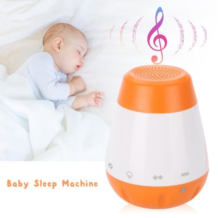 Haut Parleur Relaxant Berceuse Diffuseur De Bruit Blanc Sound Machine Doux 6 Sons Pour Le Sommeil De Bebe Cdiscount Sante Mieux Vivre