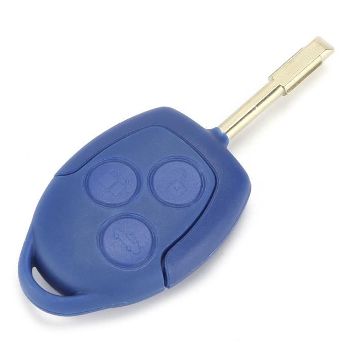 Dioche porte-clés intelligent Télécommande intelligente Fob 3 boutons 433MHz 6C1T15K601AG remplacement pour Ford Transit WM VM
