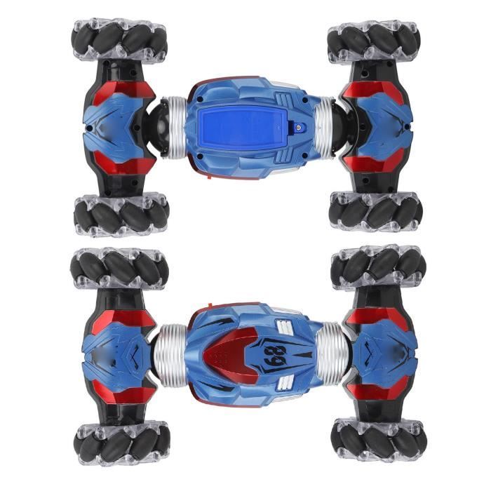 Voiture Télécommandée Amphibie 4WD Tout Terrain - Design Requin, 360° Rotation, étanche IP68 - Cadeau Enfant 3-12 Ans