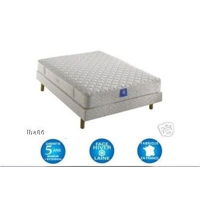 Ensemble Matelas Sardem Belle Literie Rubis + Sommier Tapissier 160x200 - Occasion
