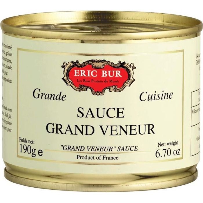 ERIC BUR Sauce Grand Veneur 190g Cdiscount Au quotidien