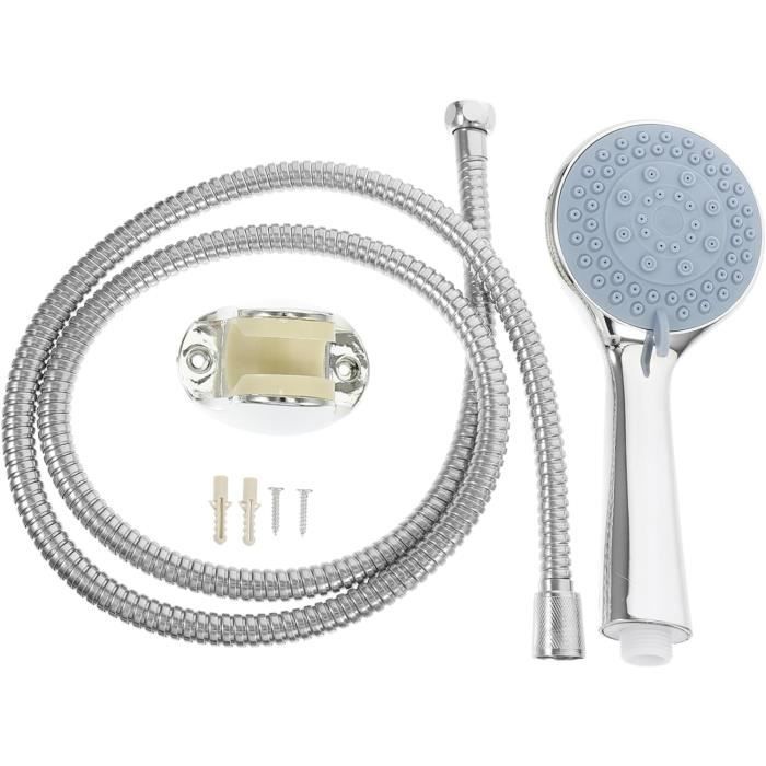 Flexible De Douche Noir Vieilli 150 Cm - Raccord G1/2, Acier Inoxydable, Style Antique