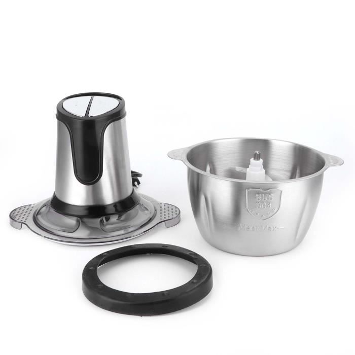 Hachoir électrique Sans Fil - Robot Culinaire Pour Viande, Légumes, Aliments Bébé (lames En Inox) - 3