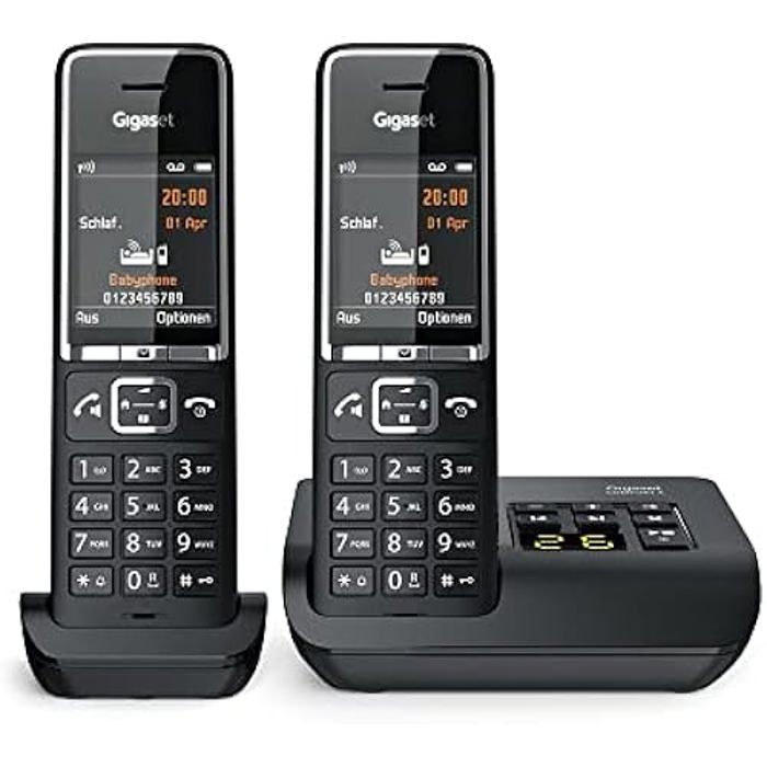 Gigaset Comfort Duo Téléphone sans fil répondeur Connexion casque - vue 1