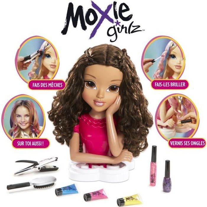 Moxie - GIRLZ - Tête à coiffer - 1482 - Maquillage et coiffure - Rue du  Commerce
