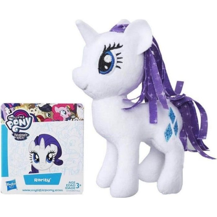 Hasbro My Little Pony Rarity Peluche 13 cm jouet jeux figurine - Cdiscount Jeux - Jouets