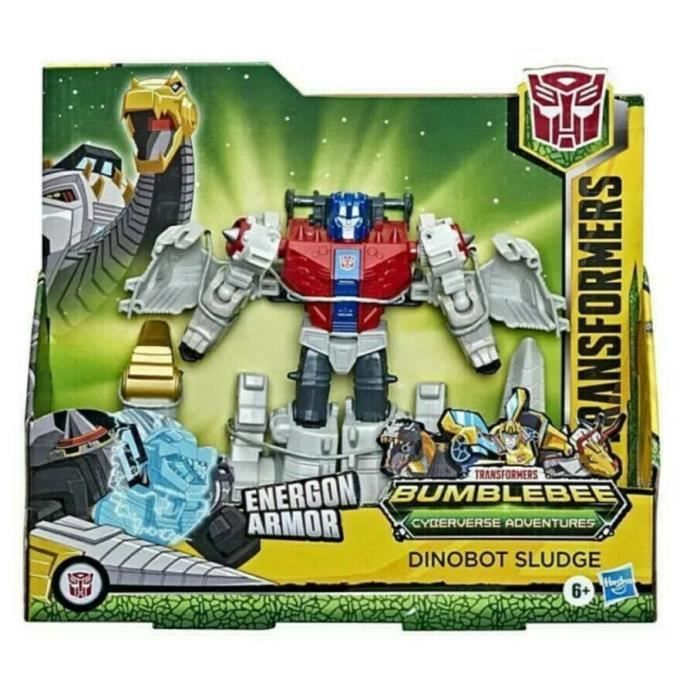 Transformers Hasbro Cyberverse Dinobot Sludge Dinosaure en 14 etapes Gris Rouge Cdiscount Jeux Jouets