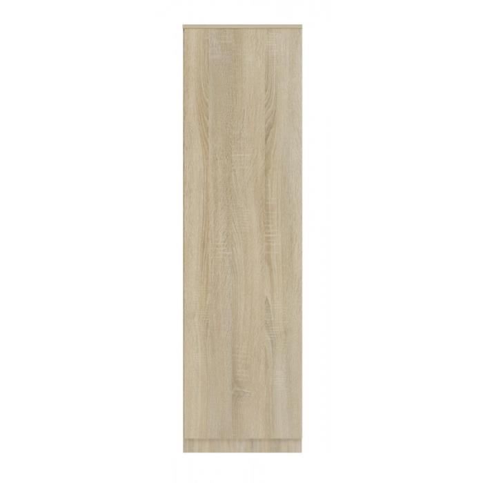 ESME - Armoire simple style scandinave chambre à coucher - 50x50x180 - 1 porte - Dressing