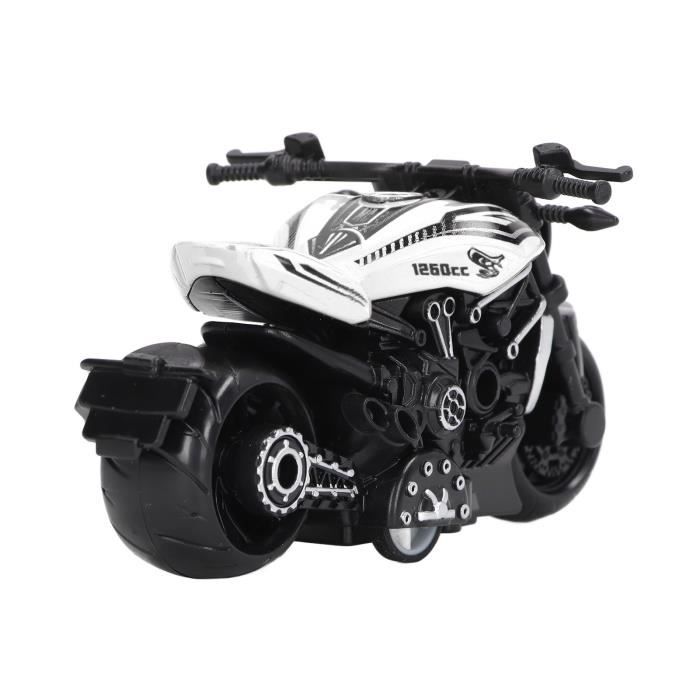 KIMISS Modèle De Moto Alliage Simulation Moto Modèle Cool Minuscule Pull Back Moto Jouet Pour 3