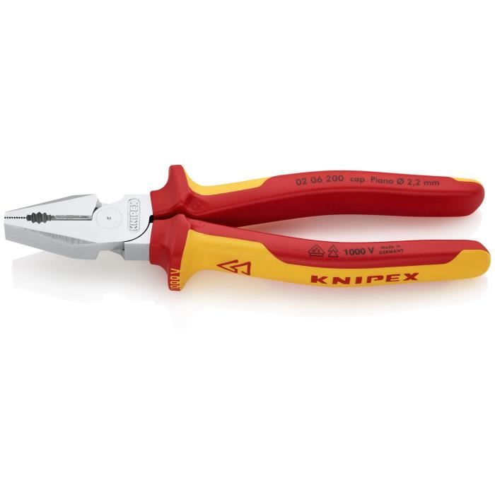 200 mm 2-Composants justement Knipex Pince téléphone protection isolé 1000 V VDE...
