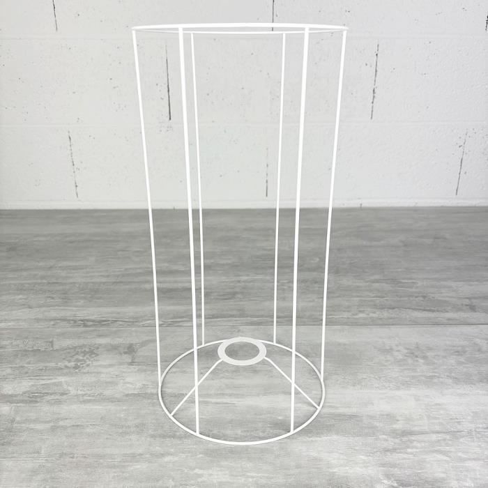 Armature Abat-Jour Cercle Cuivré - Diamètre 40 Cm - Métal - Fabriqué En France - Pour Création Ou Rénovation De Lampe - 9