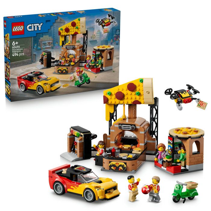 LEGO® City 60496 La pizzeria et ses véhicules de livraison - vue 3