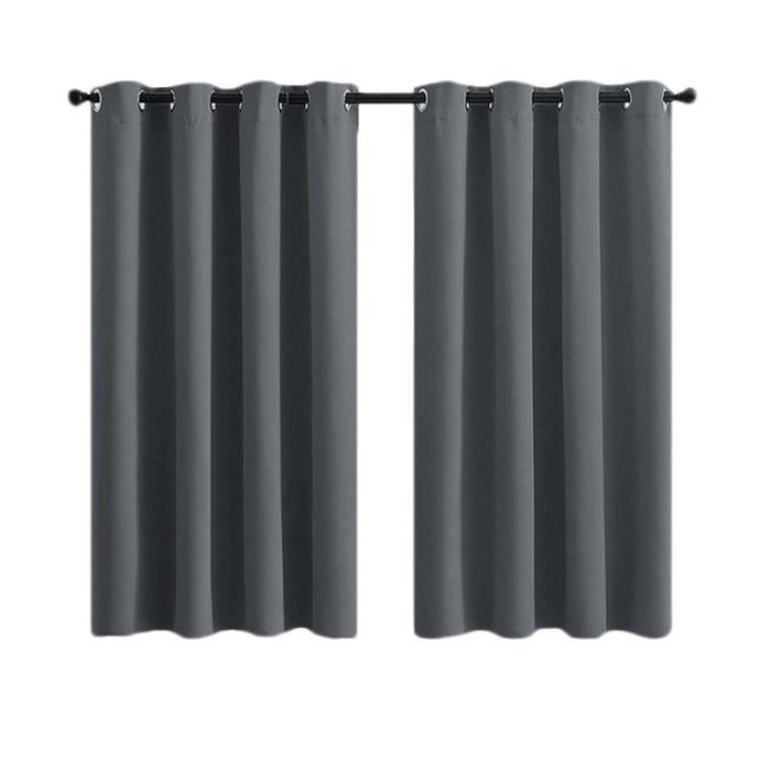 Rideau Extérieur Garden Line 155x250 Cm Gris Foncé Avec Oeillets - Imperméable Pergola Terrasse