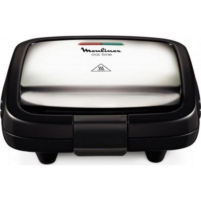 Moulinex Sz192 Gaufrier Et Appareil À Croque Monsieur Acier Inoxydable - vue 2