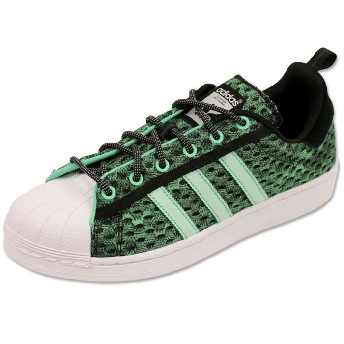 adidas superstar hommes vert