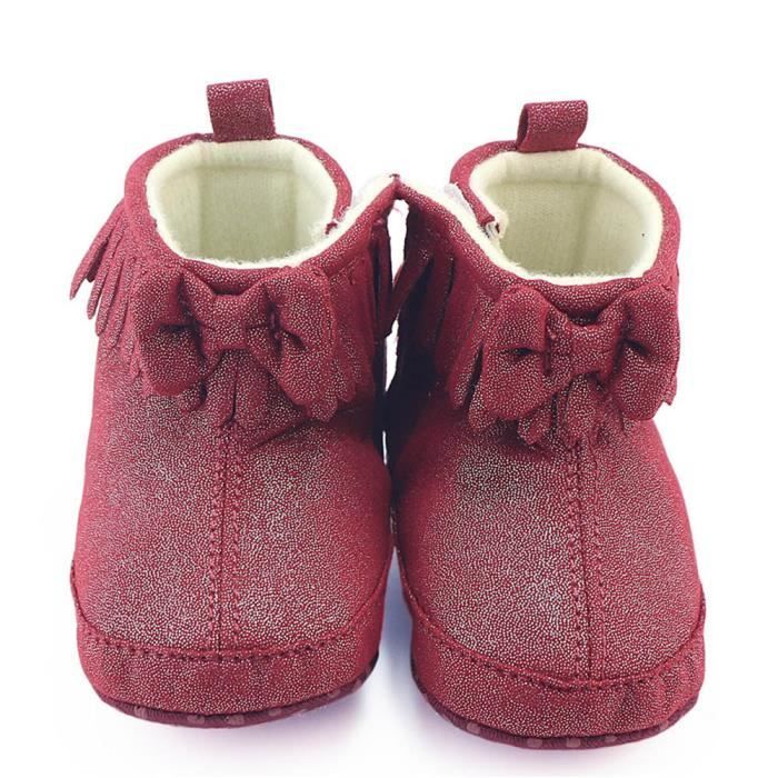 Toddler Infant Bébé Garçons Filles berceau Bottes d'hiver Prewalker MARTIN chaussures 