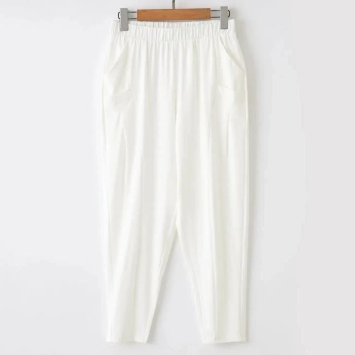 Sarouel Femme été Pantalon Sarouel Femme Gloop - Léger Et Ample - Taille XXL Pantalon Yoga Femme