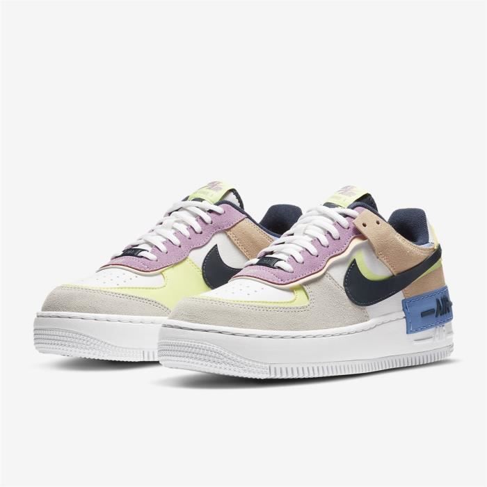 Air Force 1 Low Shadow Pastel Femme Baskets AF1 Air Force One Pas Cher Gris  Gris - Cdiscount Chaussures