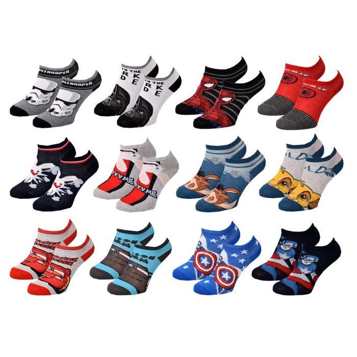 Lot De 6 Chaussettes STARTER Sneaker – Coton Doux, Coutures Lisses, Logo Ton Sur Ton