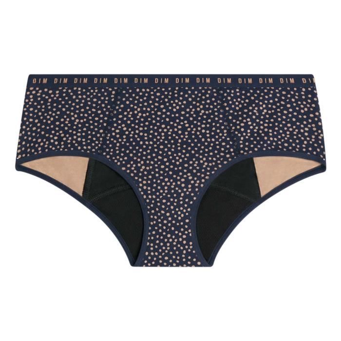 Dim Culotte Menstruelle Fille x1 | Flux Moyen | Coton Bio Ultra Absorbant | Confort Puberté