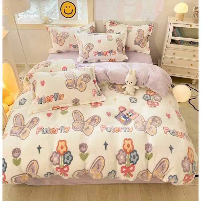 Tradition des Vosges housse de couette corail percale