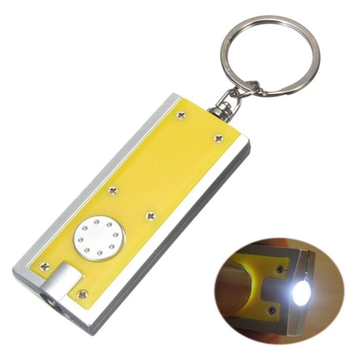 Lampe Torche LED Porte-clés - USB Rechargeable, étanche - Compacte (8,8 Cm) - Pour Randonnée, Travail, Dépannage, Clés